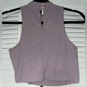 Charlotte Russe Lilac Crop Top